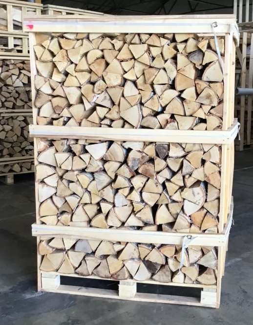 Kiln Dried Birch Logs Large Crate